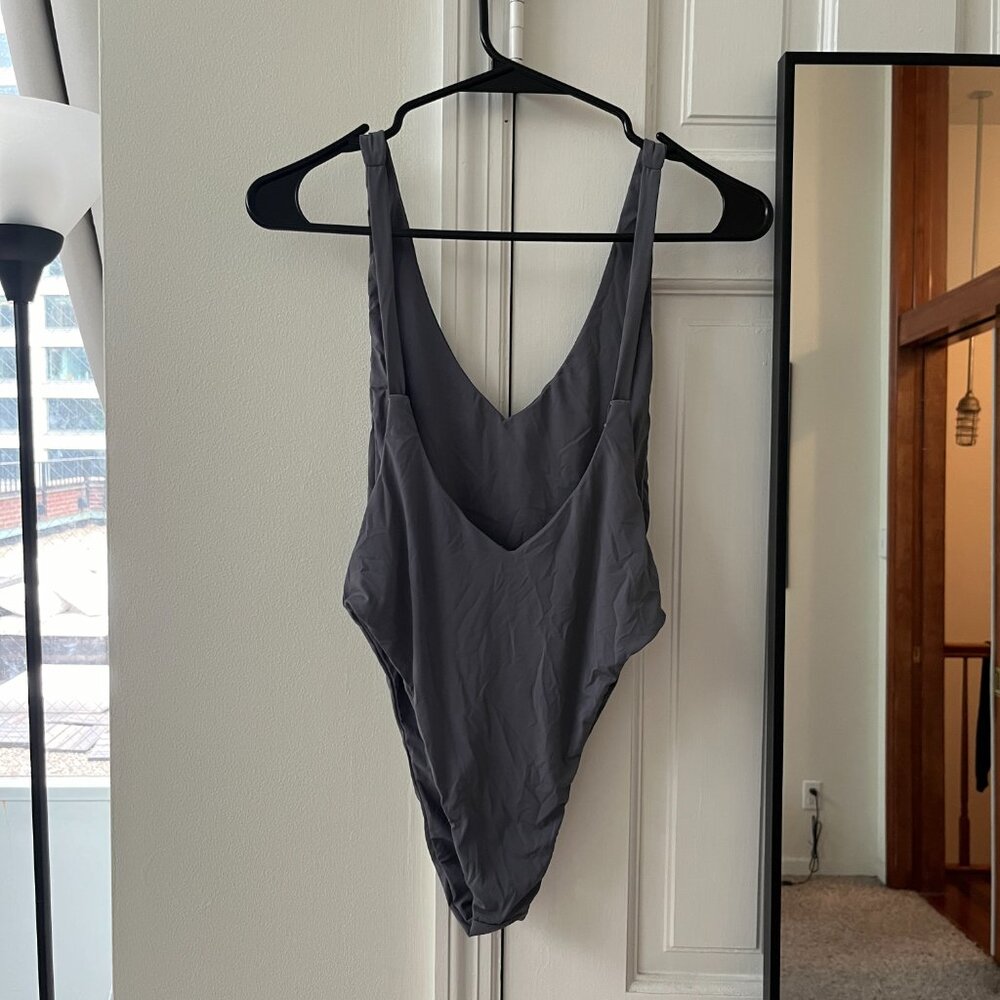 Myra Swim Elle one piece in charcoal